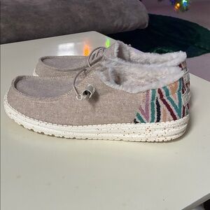 Cozy Hey Dude Shoes with Sherpa Lining